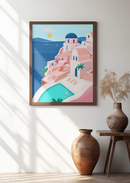 Tranquil Mediterranean Coastal Scene
