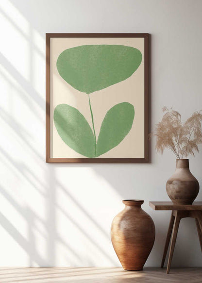 Minimalist Green Leaf