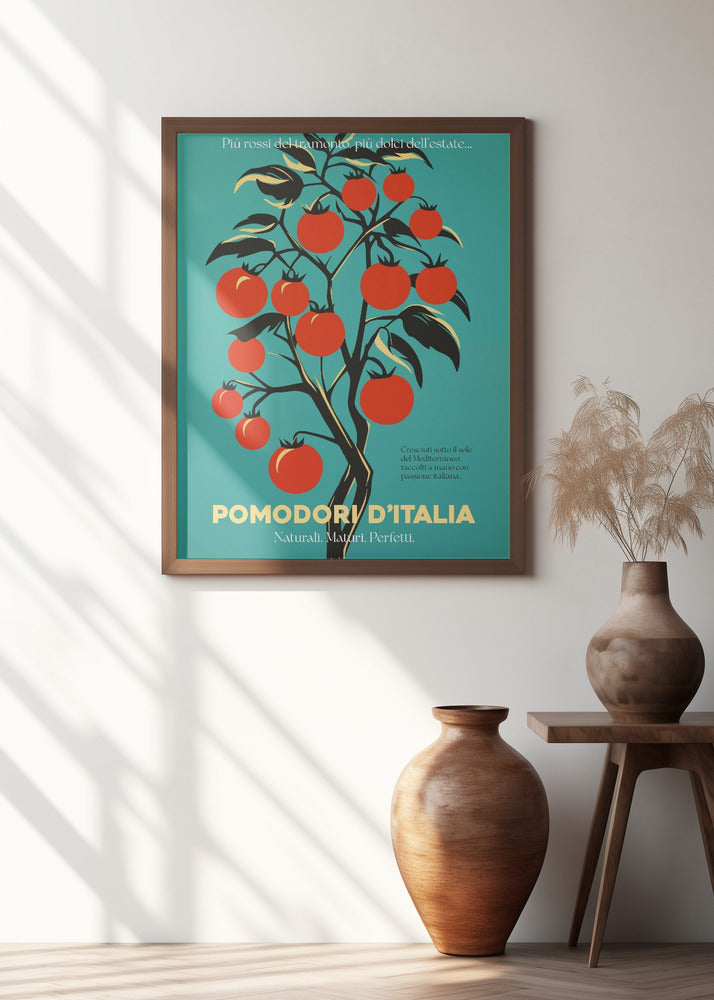 Vibrant Red Tomatoes | Kitchen wall art