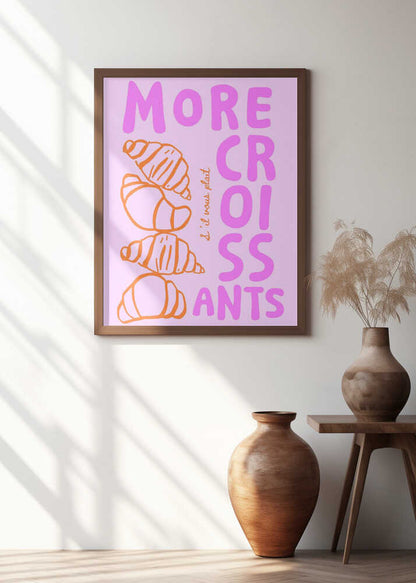 More Croissant - pink/orange