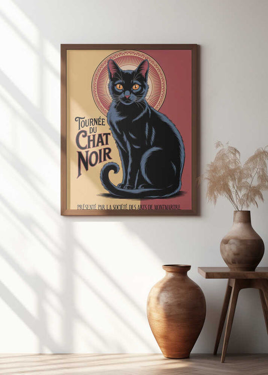 Chat Noir Vintage Advert Poster Art