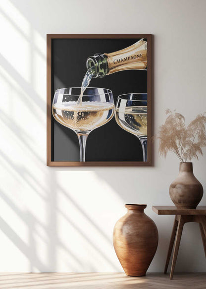 Pouring Champagne