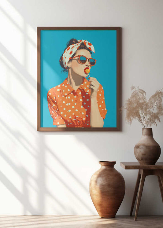 Retro Lollipop Girl