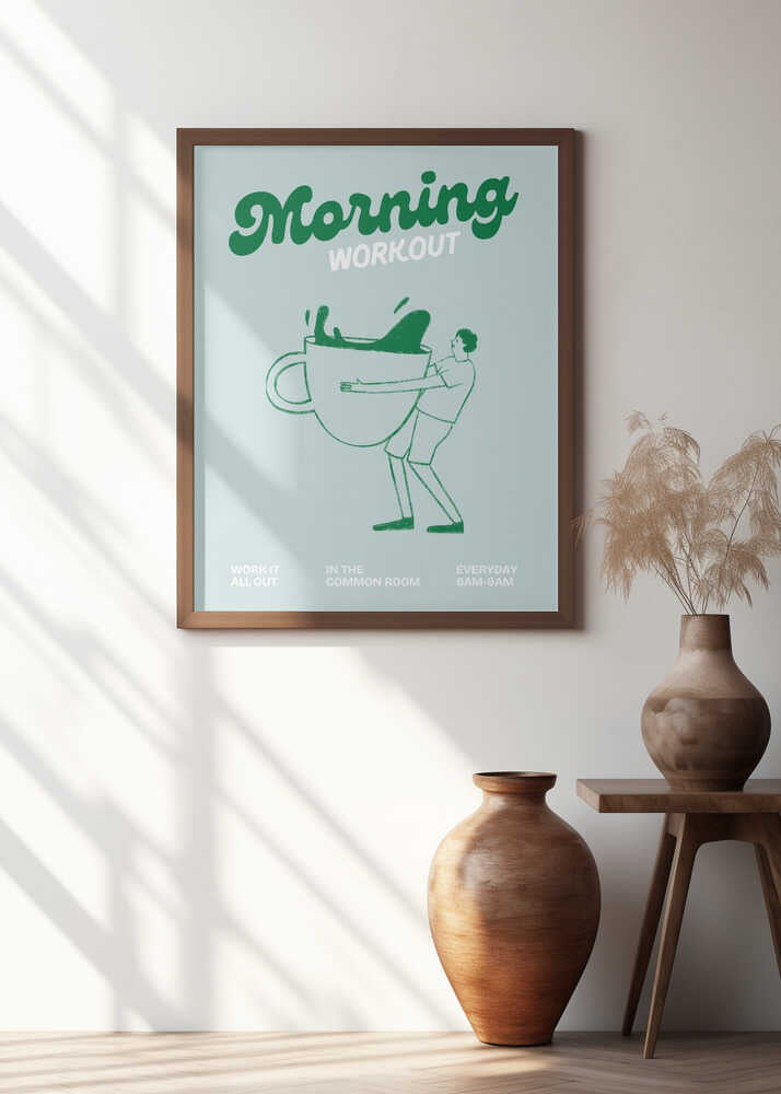 Morning workout - Coffee addicted