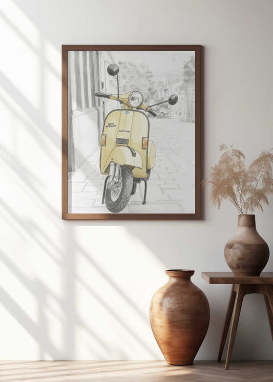 Yellow Scooter