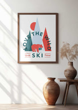Load image into Gallery viewer, Ski Patrol Geometric Art
