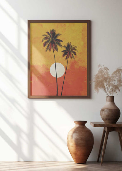 Bright Tropical Sunset