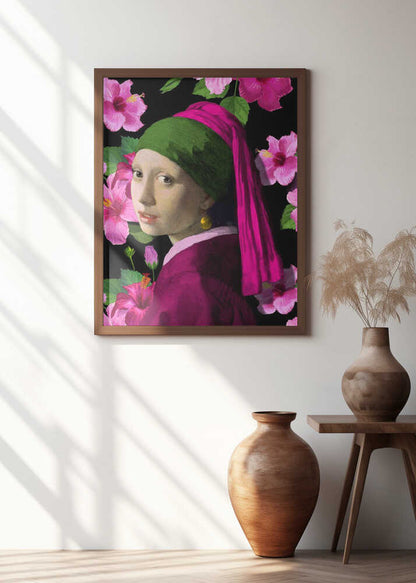 Girl With Pearl – the In Tropical Garden Edition