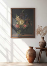 Load image into Gallery viewer, A Porphyry Vase With Cactus Grandiflora and Other Flowers By C. D. Fritzsch
