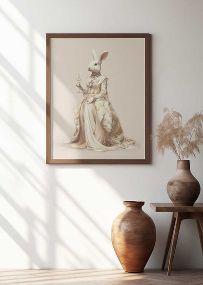 Rabbit In a Haute Couture Dress