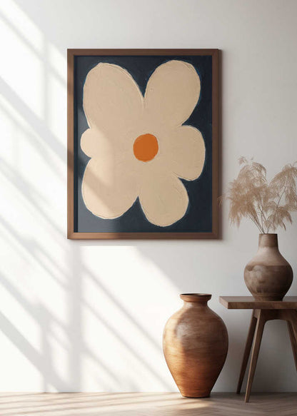 Bold Abstract Daisy Floral