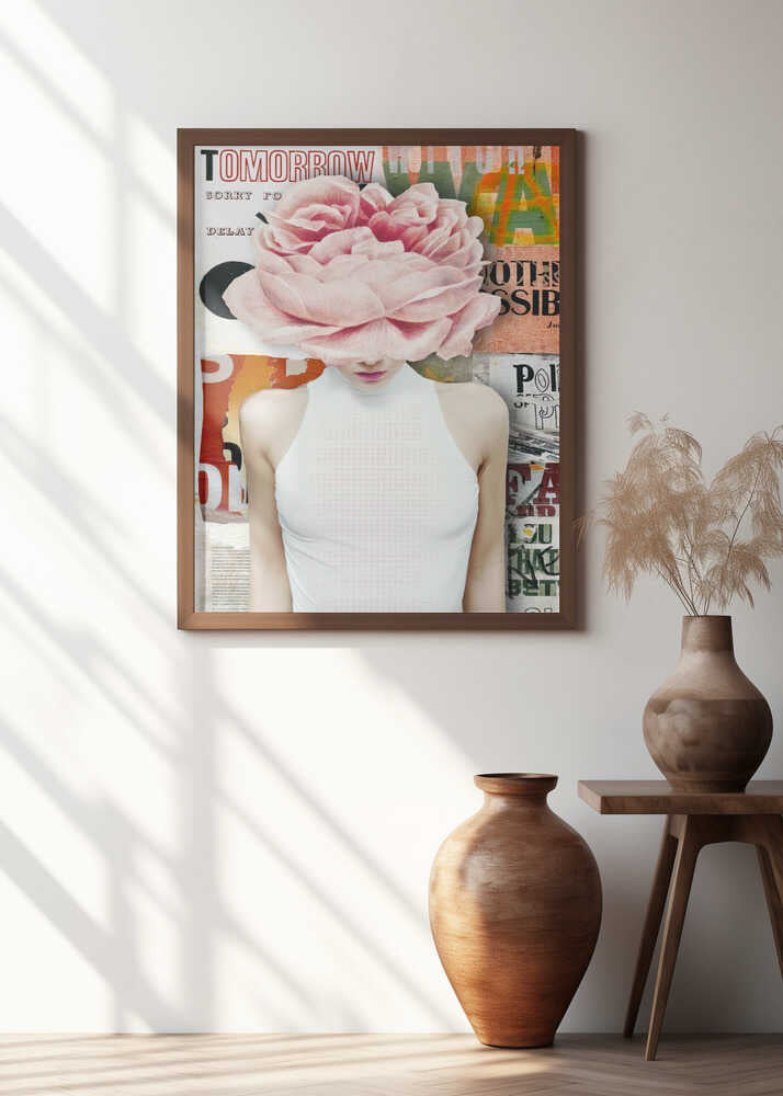 Pink Rose Woman