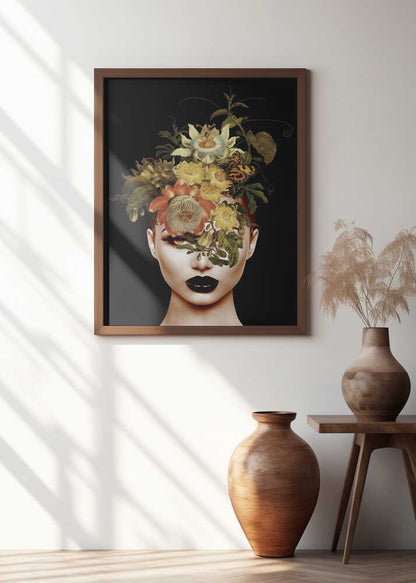 Mysterious Floral Portrait