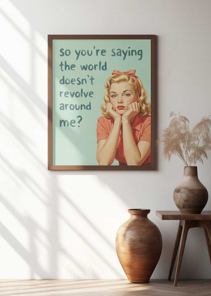 Sassy Retro Woman Quote