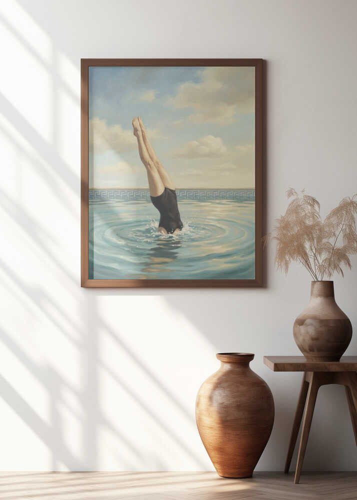 Elegant Pool Dive