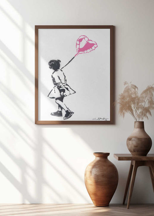 Little Girl Pink Heart