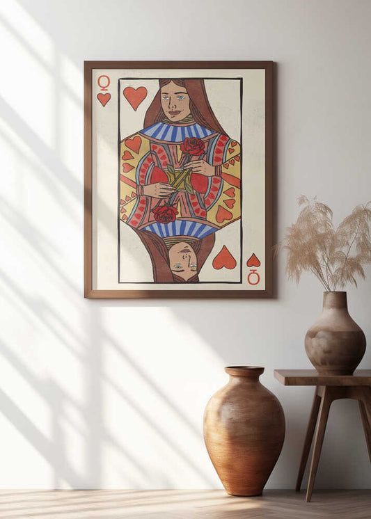 Queen Of Hearts Card