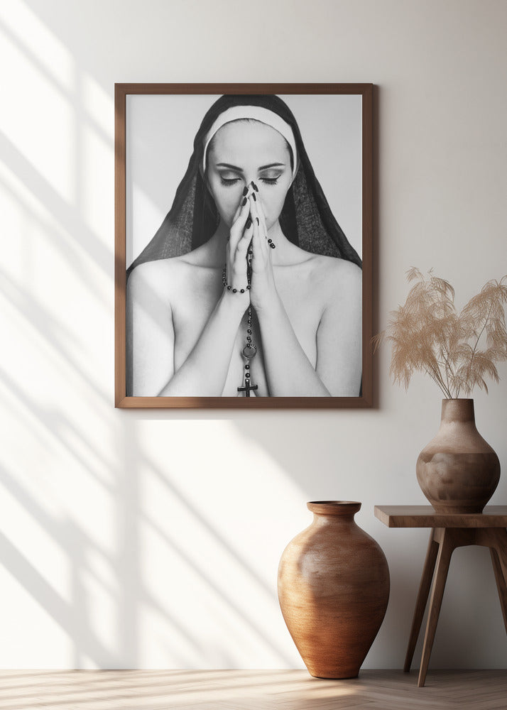 Sacred and profane Alternative Nun Photographic Print