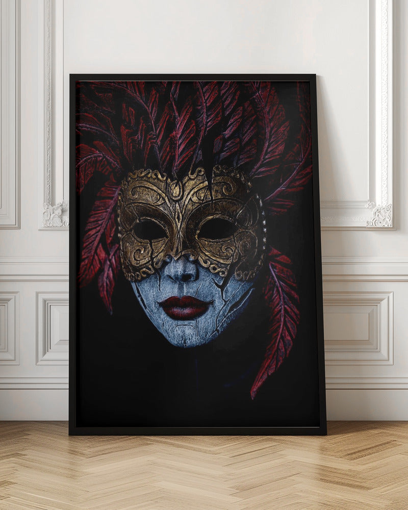 Where does the mask begin and end? | Theatre wall art