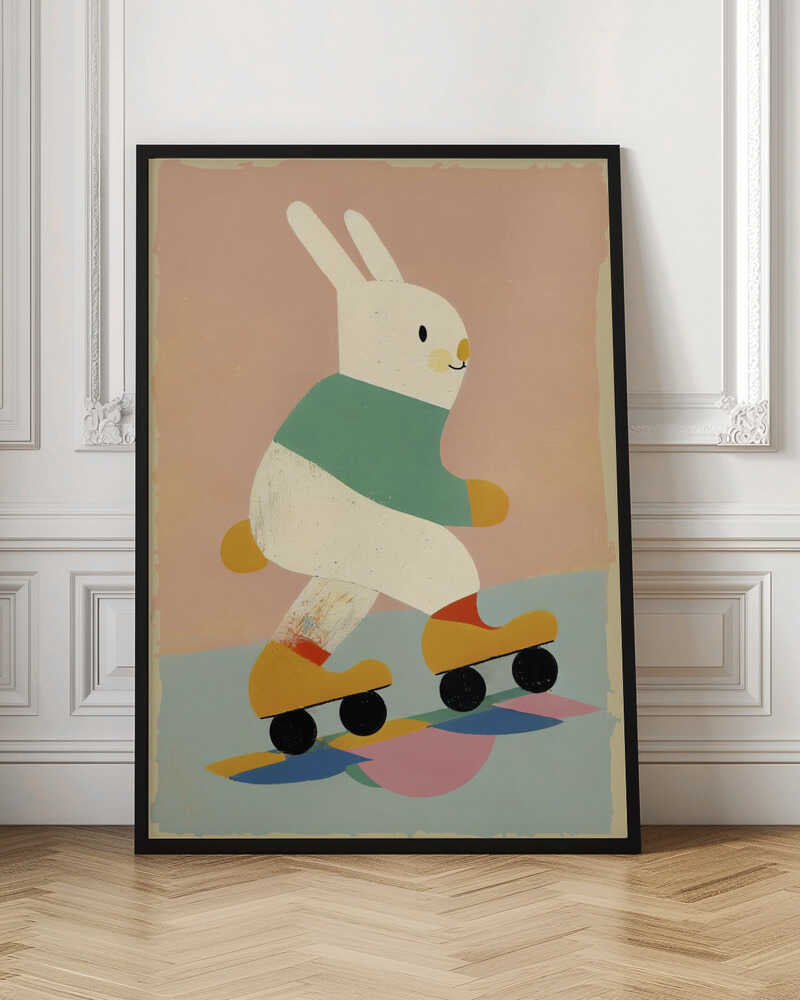 Bunny on Skates