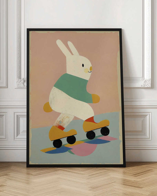 Bunny on Skates