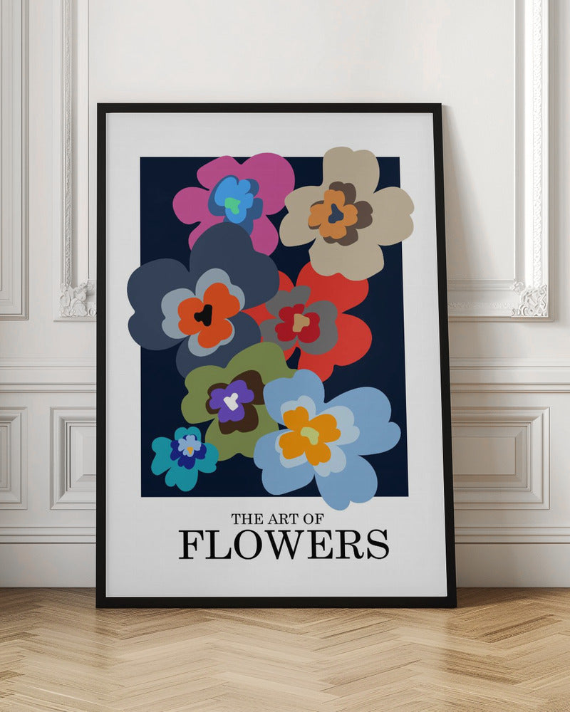 The Art Of Flowers Blue