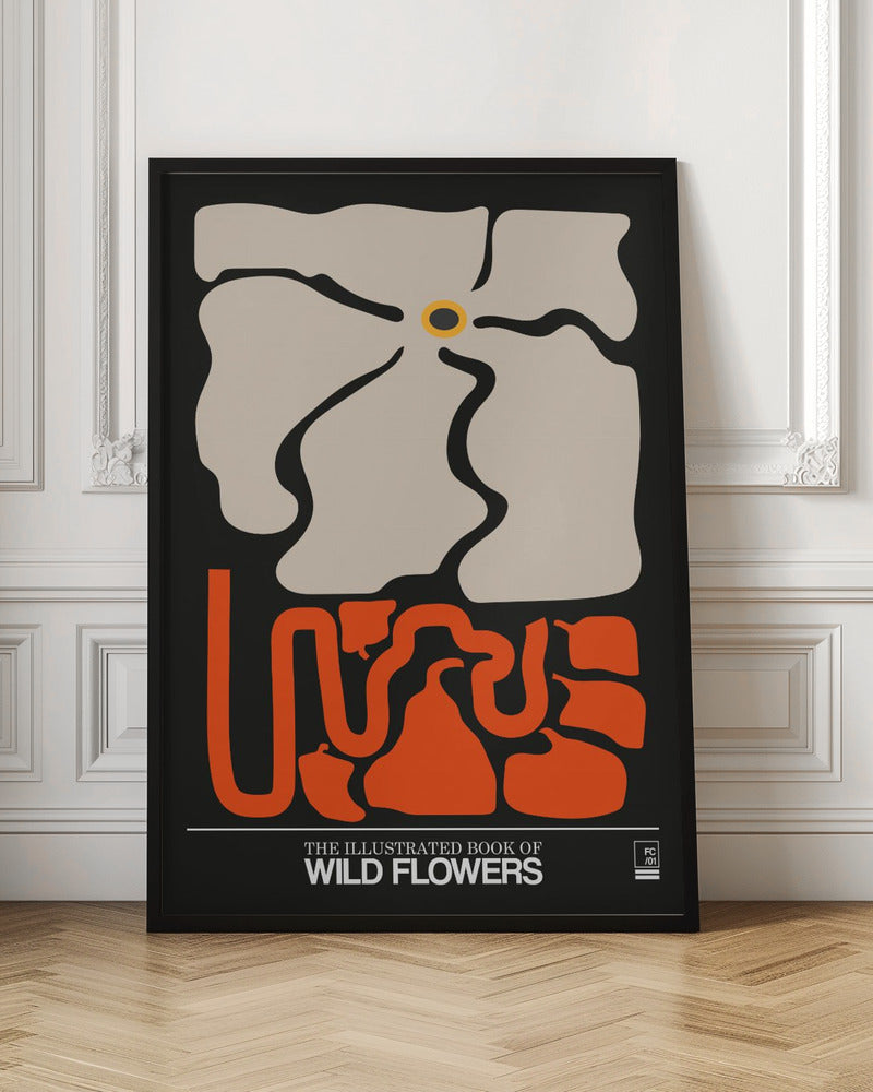 The Illustrated Book Of Wild Flowers Vol.1 Grey