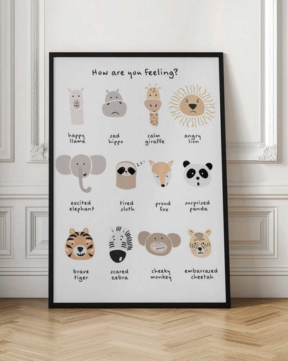 Children's calming meditation emotions print 1