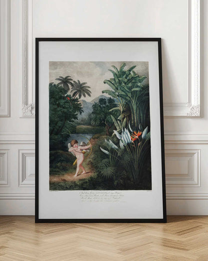 Cupid Inspiring Plants with Love from The Temple of Flora (1807)