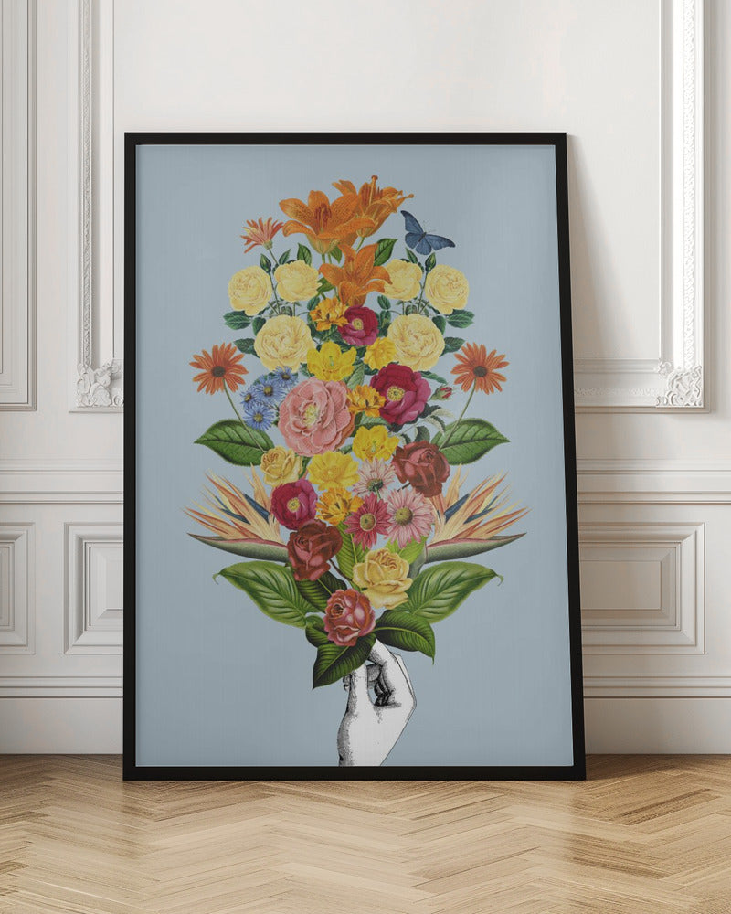 Botanical blue bouquet