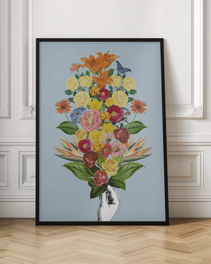Botanical blue bouquet