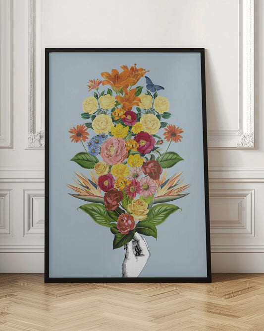 Botanical blue bouquet