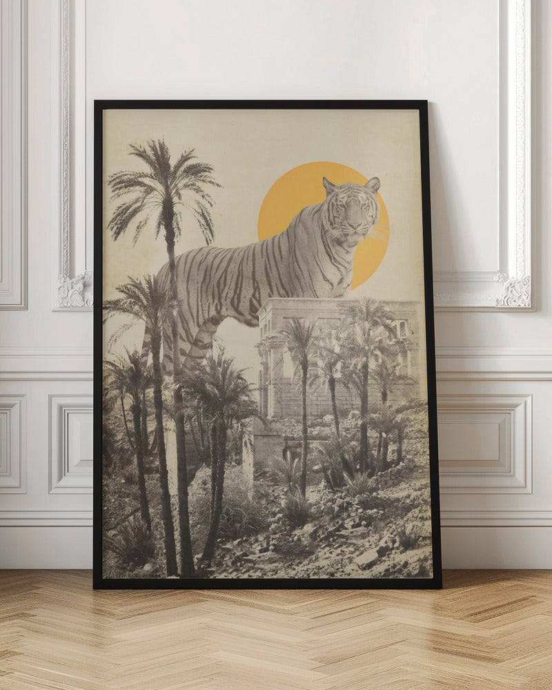 Giant Tiger In Ruins