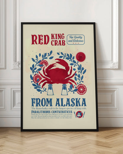 Crab kitchen print