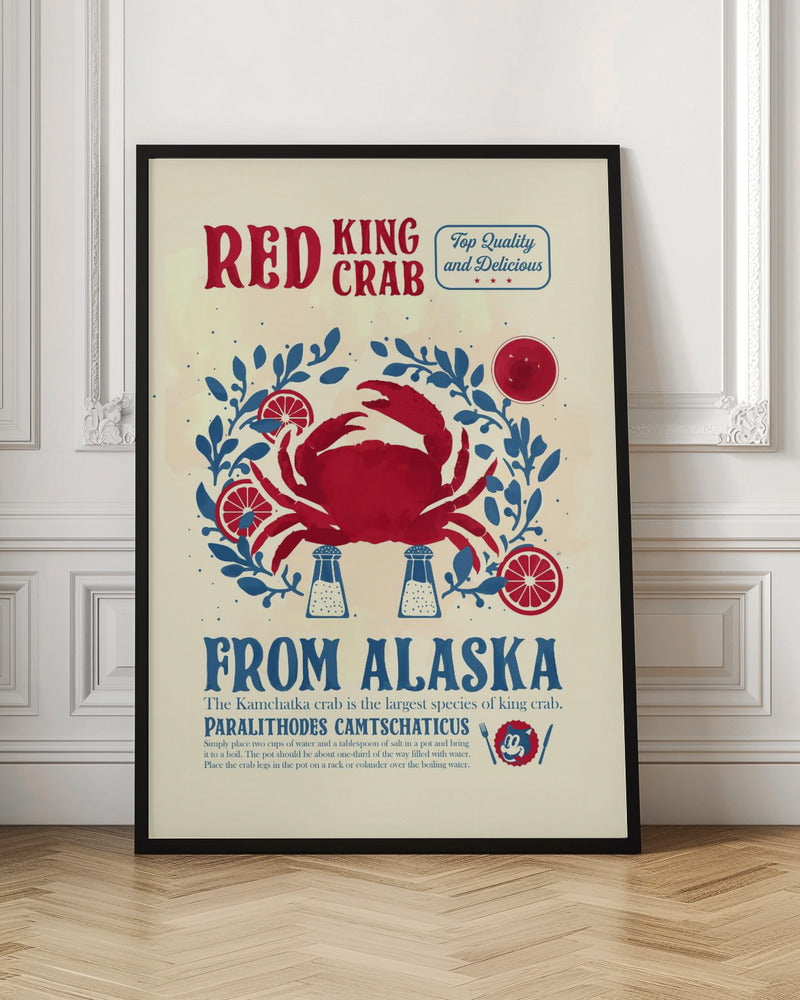 Crab kitchen print