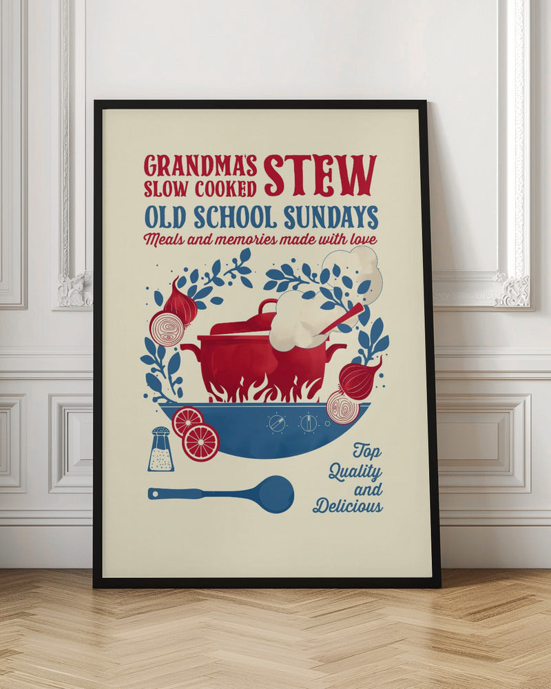 Grandmas Stew kitchen print