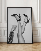 Load image into Gallery viewer, Feet In the Air B&amp;w
