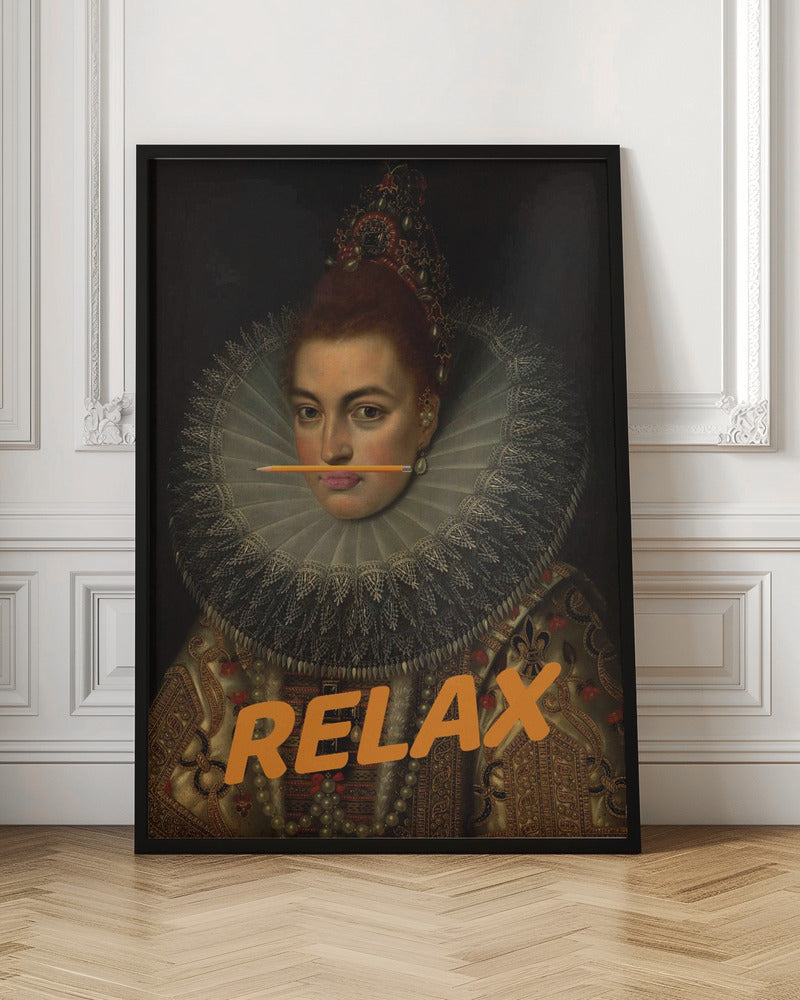 Relax Altered Oil Painting