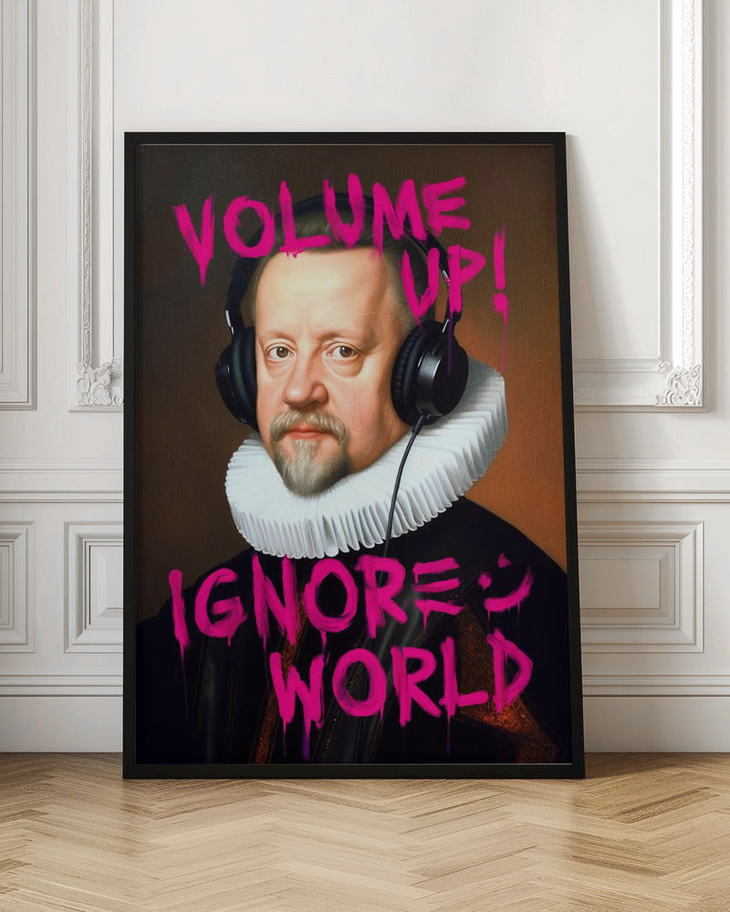 Volume Up | Vintage quote print