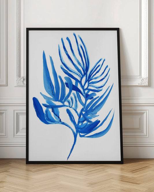 Blue Aquatic Plant Poster 6
