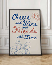 Load image into Gallery viewer, Cheese and wine..., Text + Illustration
