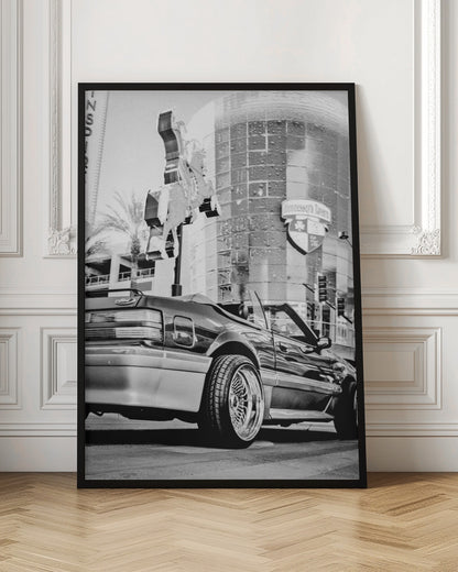 Las Vegas Car B&w