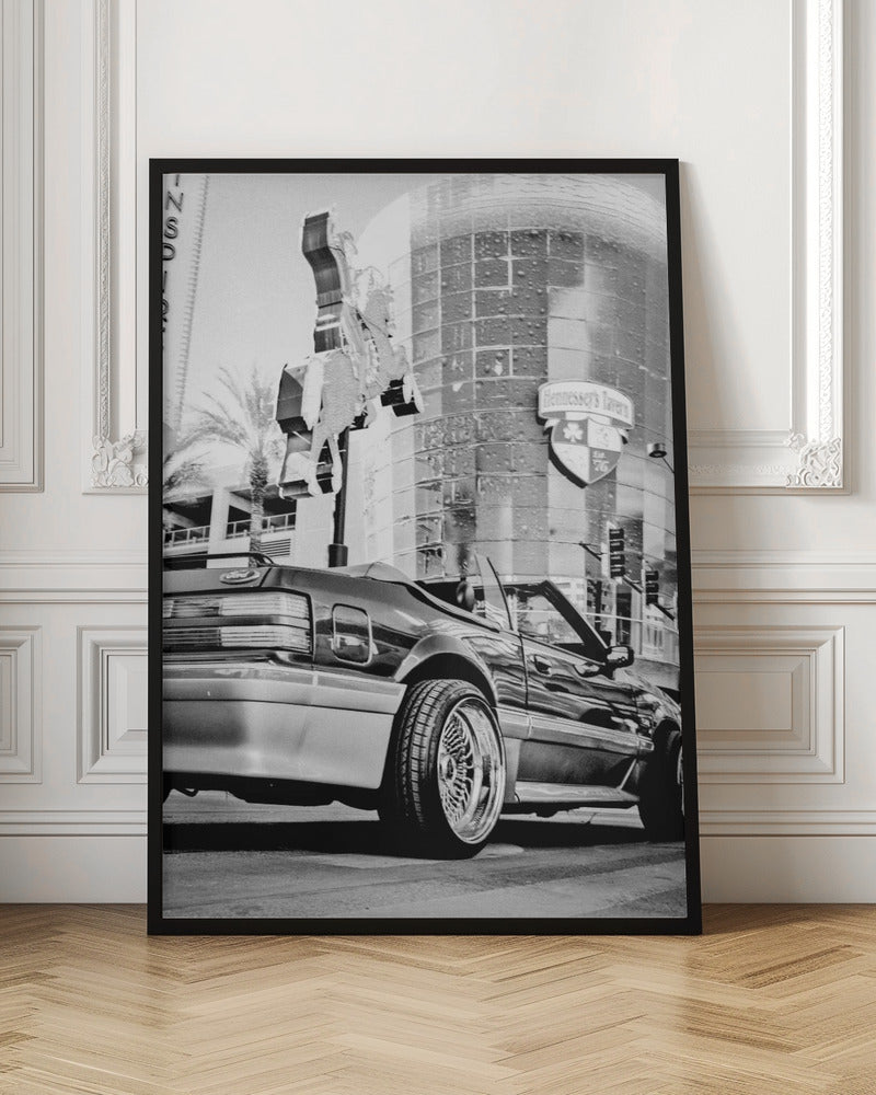 Las Vegas Car B&w