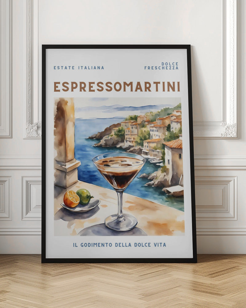 Espresso Martini Vintage Wall Art
