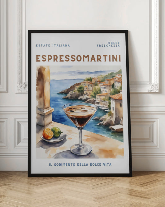 Espresso Martini Vintage Wall Art