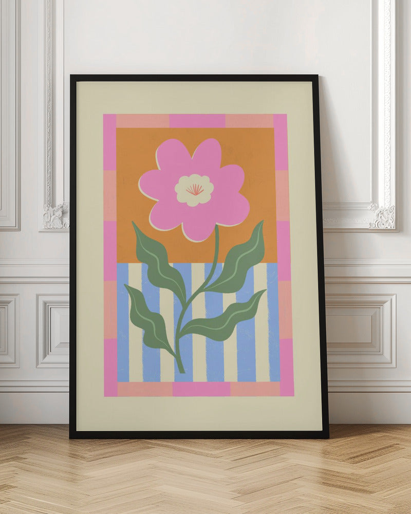 Pink Abstract Flower
