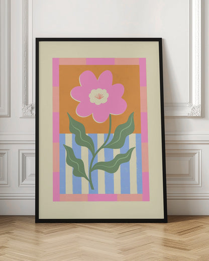 Pink Abstract Flower