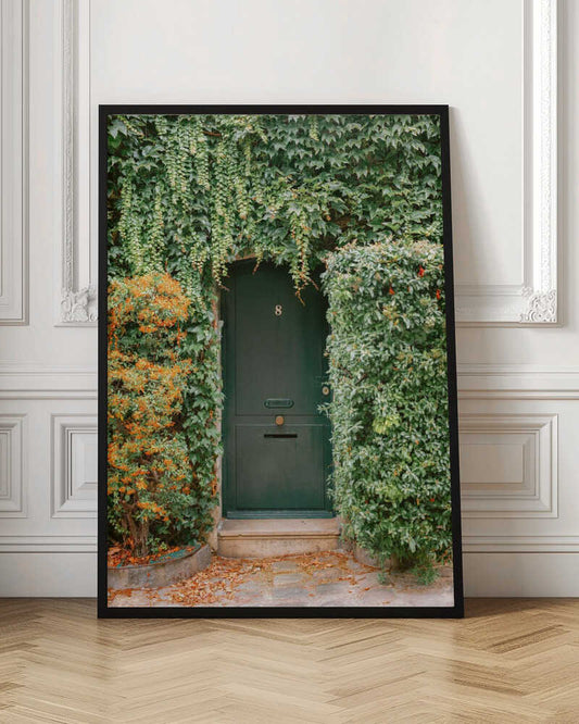 Ivy Covered House In Montmartre Paris