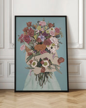 Load image into Gallery viewer, Gathering a Garden Teal Large
