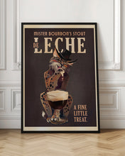 Load image into Gallery viewer, Bourbon De Leche Guinness Style Cat Art
